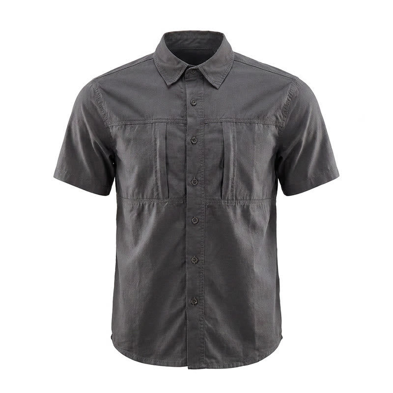 Camicia da lavoro da uomo City Utility con tasche verticali con cerniera - image 12