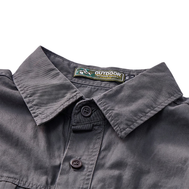 Camicia da lavoro da uomo City Utility con tasche verticali con cerniera - image 7
