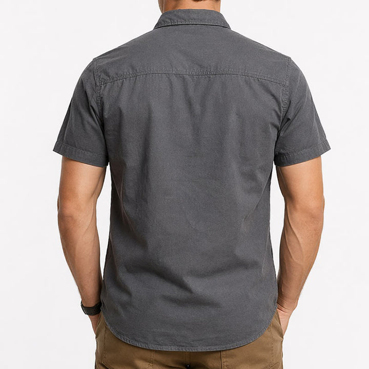 Camicia da lavoro da uomo City Utility con tasche verticali con cerniera - image 2