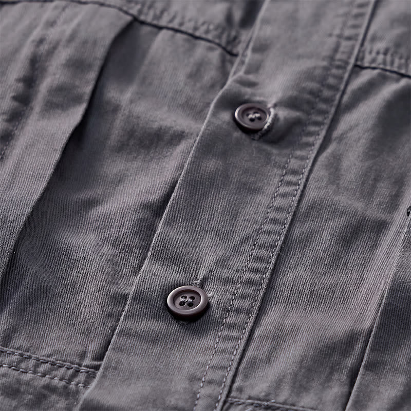 Camicia da lavoro da uomo City Utility con tasche verticali con cerniera - image 8