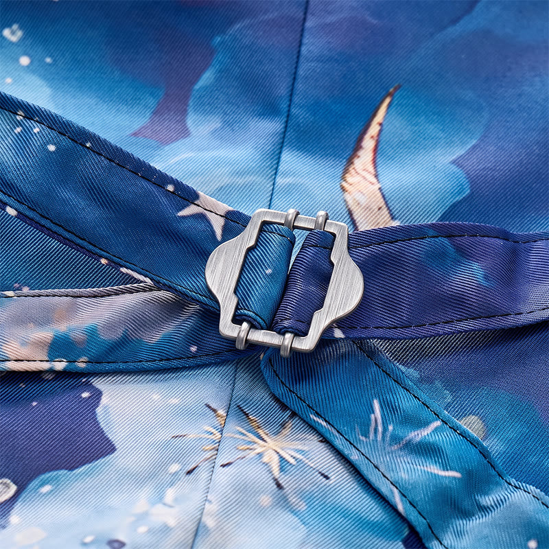 Gilet da uomo elegante con stampa Notte stellata, perfetto per feste. - image 9
