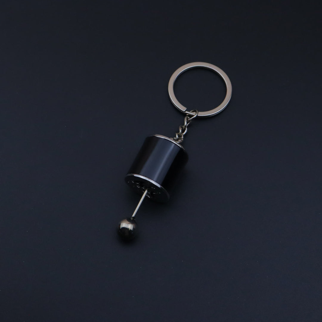 Collezione di portachiavi con design di mini auto moderne - Leva del cambio nera - image 3