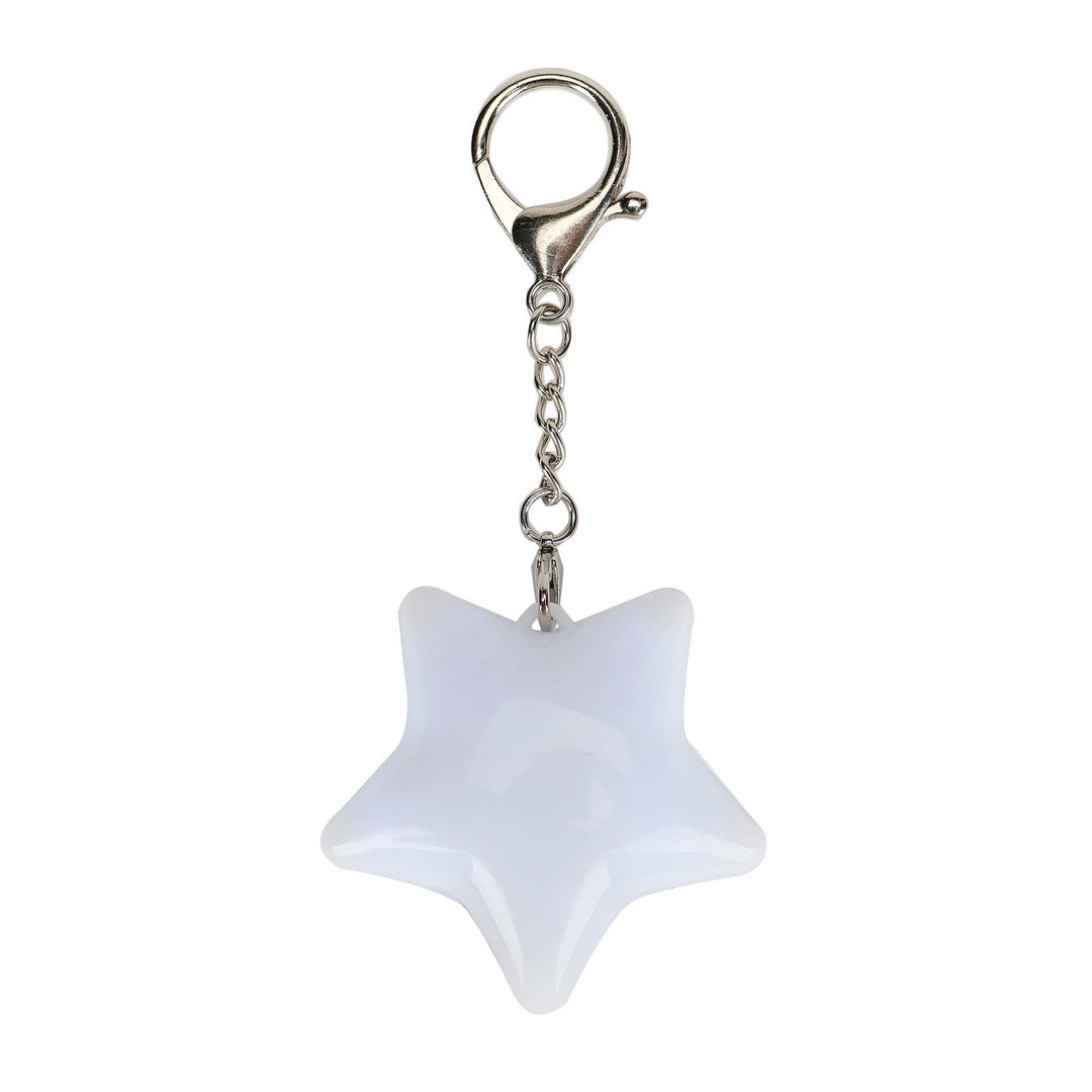 Luce LED portatile ricaricabile da agganciare alla borsa. - Stella Bianca - image 9