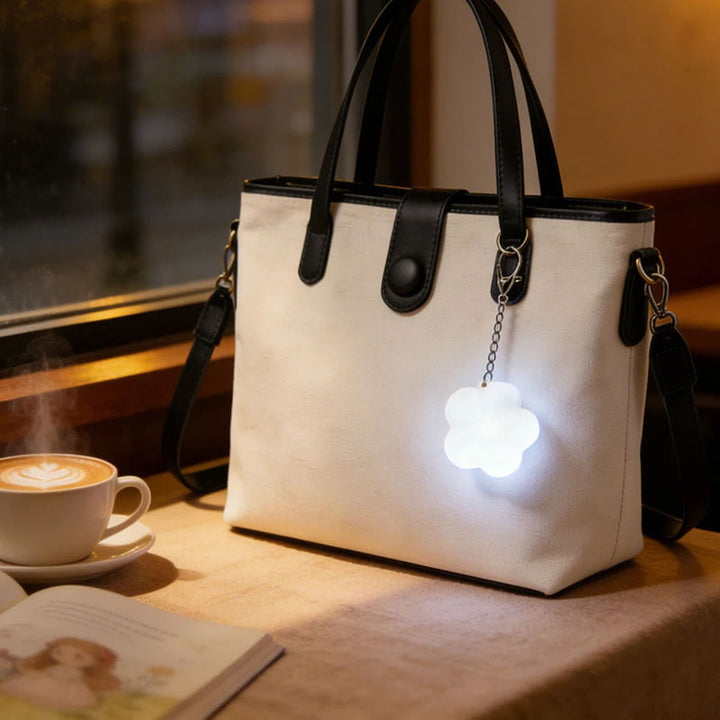 Luce LED portatile ricaricabile da agganciare alla borsa. - image 6