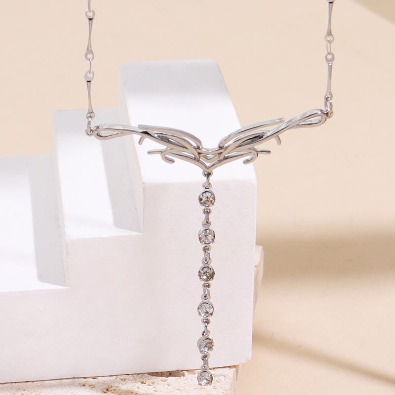 Catena da donna in stile boho con strass per la vita - image 1