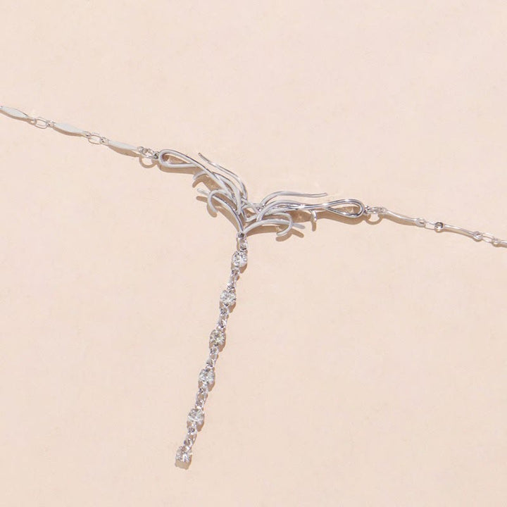 Catena da donna in stile boho con strass per la vita - image 7