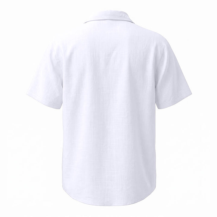 Camicie da uomo in puro cotone a tinta unita, ideali per tutti i giorni, l'ufficio o per un look casual. - image 13
