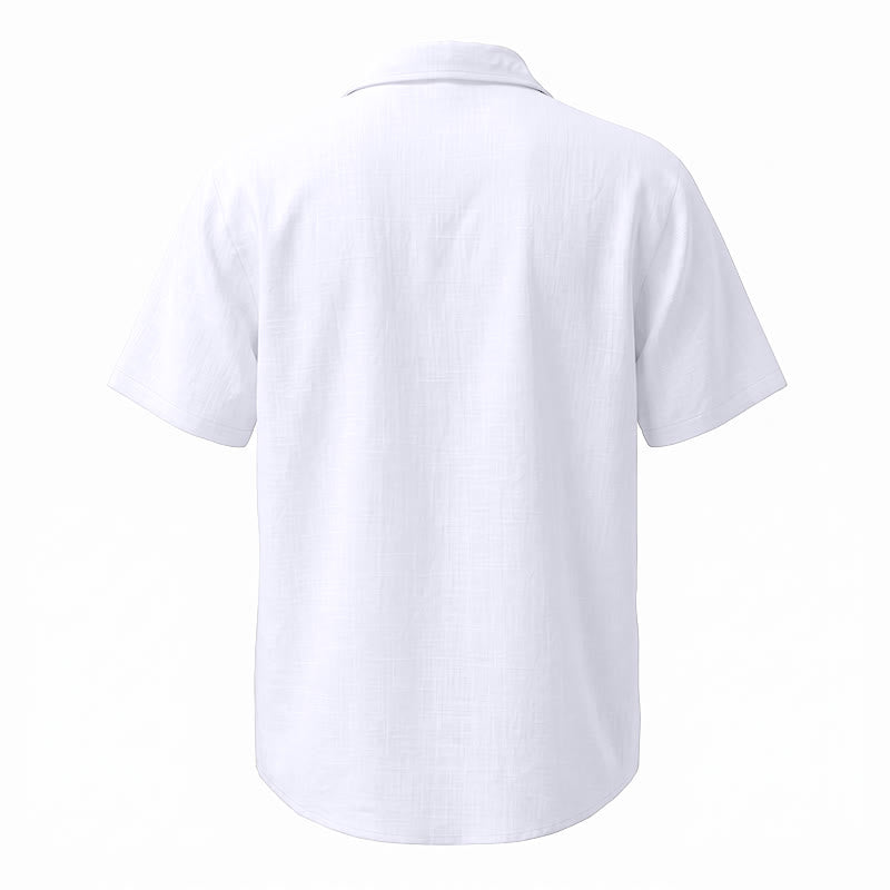 Camicie da uomo in puro cotone a tinta unita, ideali per tutti i giorni, l'ufficio o per un look casual. - image 13