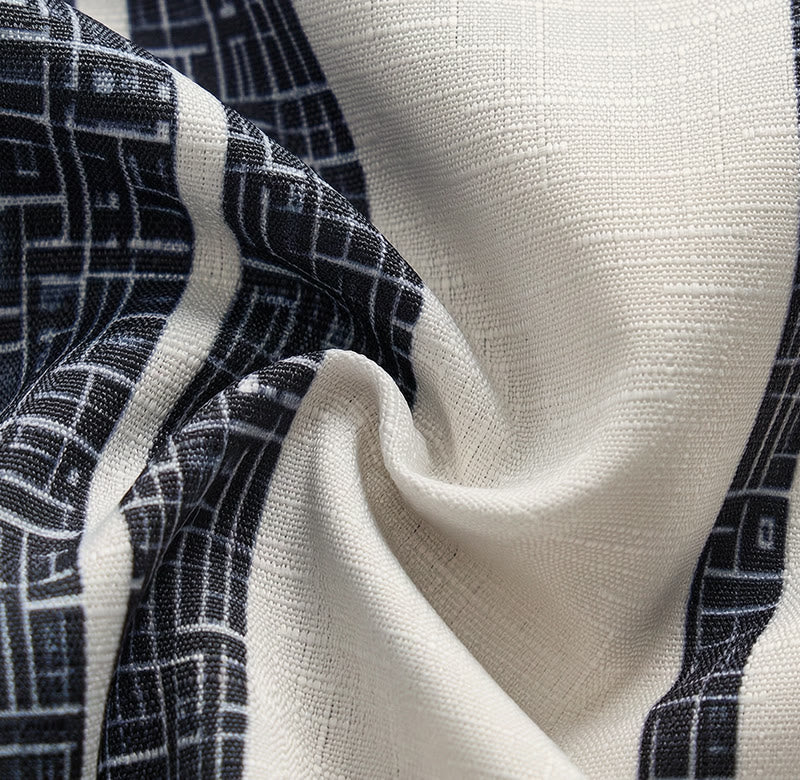 Camicia a righe in lino per l'estate, casual, da spiaggia, in stile resort tropicale. - image 6