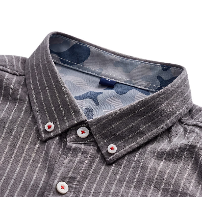 Camicia a righe in cotone, perfetta per tutti i giorni, dal lavoro al weekend. - image 8