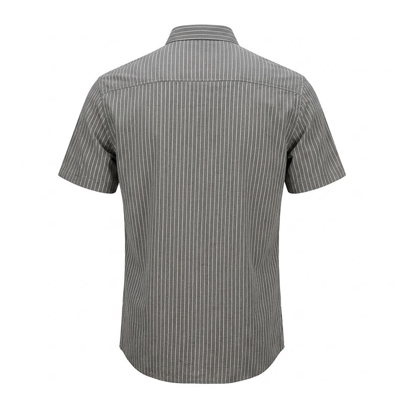 Camicia a righe in cotone, perfetta per tutti i giorni, dal lavoro al weekend. - image 14