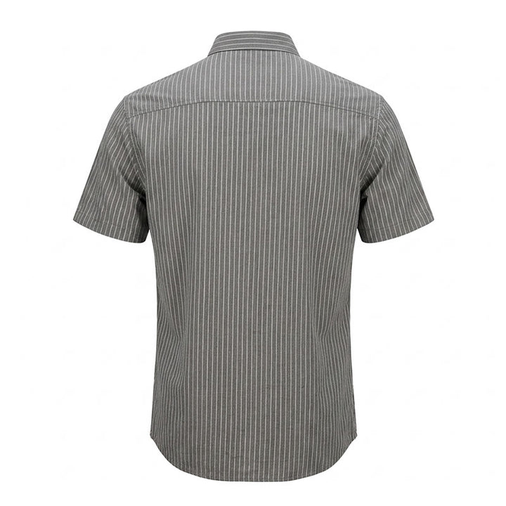 Camicia a righe in cotone, perfetta per tutti i giorni, dal lavoro al weekend. - image 14