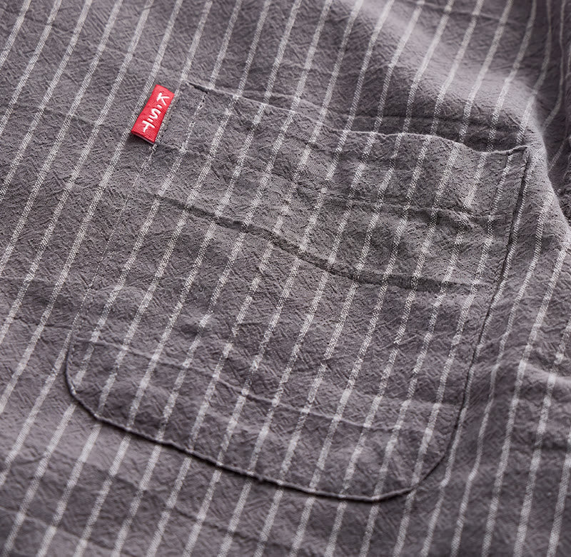 Camicia a righe in cotone, perfetta per tutti i giorni, dal lavoro al weekend. - image 10