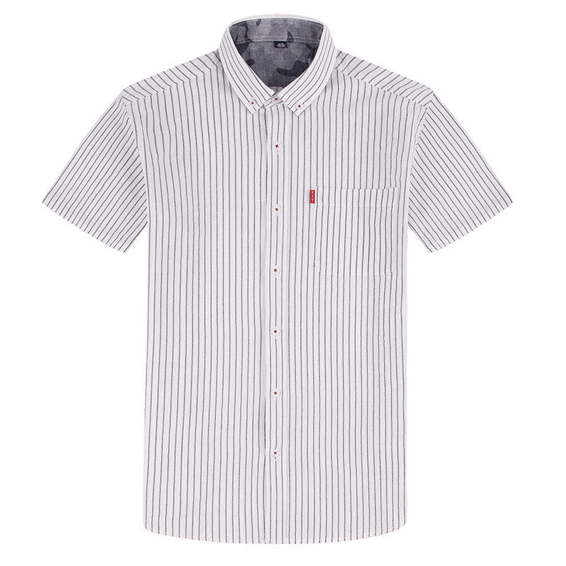 Camicia a righe in cotone, perfetta per tutti i giorni, dal lavoro al weekend. - image 15