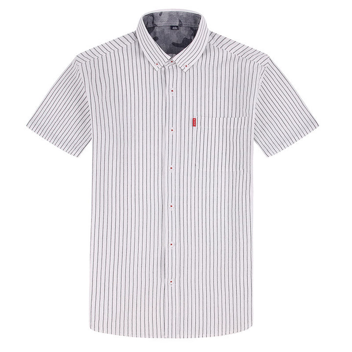 Camicia a righe in cotone, perfetta per tutti i giorni, dal lavoro al weekend. - image 15