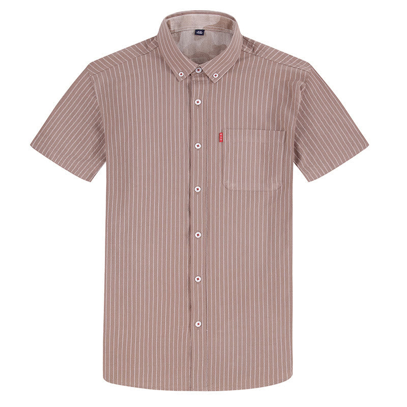 Camicia a righe in cotone, perfetta per tutti i giorni, dal lavoro al weekend. - image 18