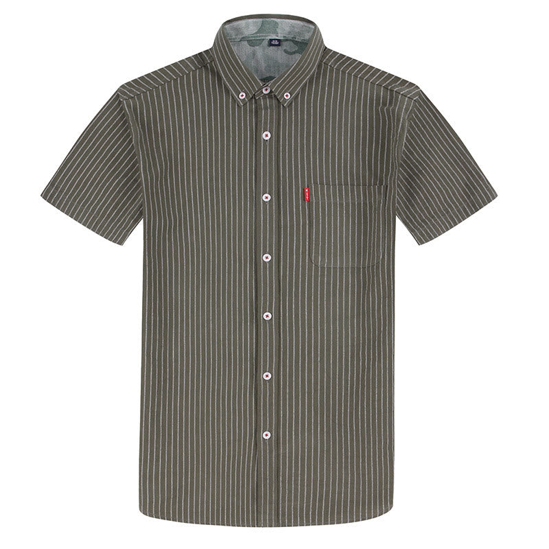 Camicia a righe in cotone, perfetta per tutti i giorni, dal lavoro al weekend. - image 17