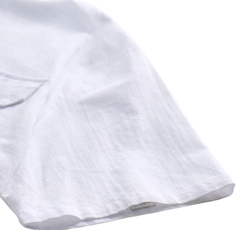 Camicie da uomo in puro cotone a tinta unita, ideali per tutti i giorni, l'ufficio o per un look casual. - image 10