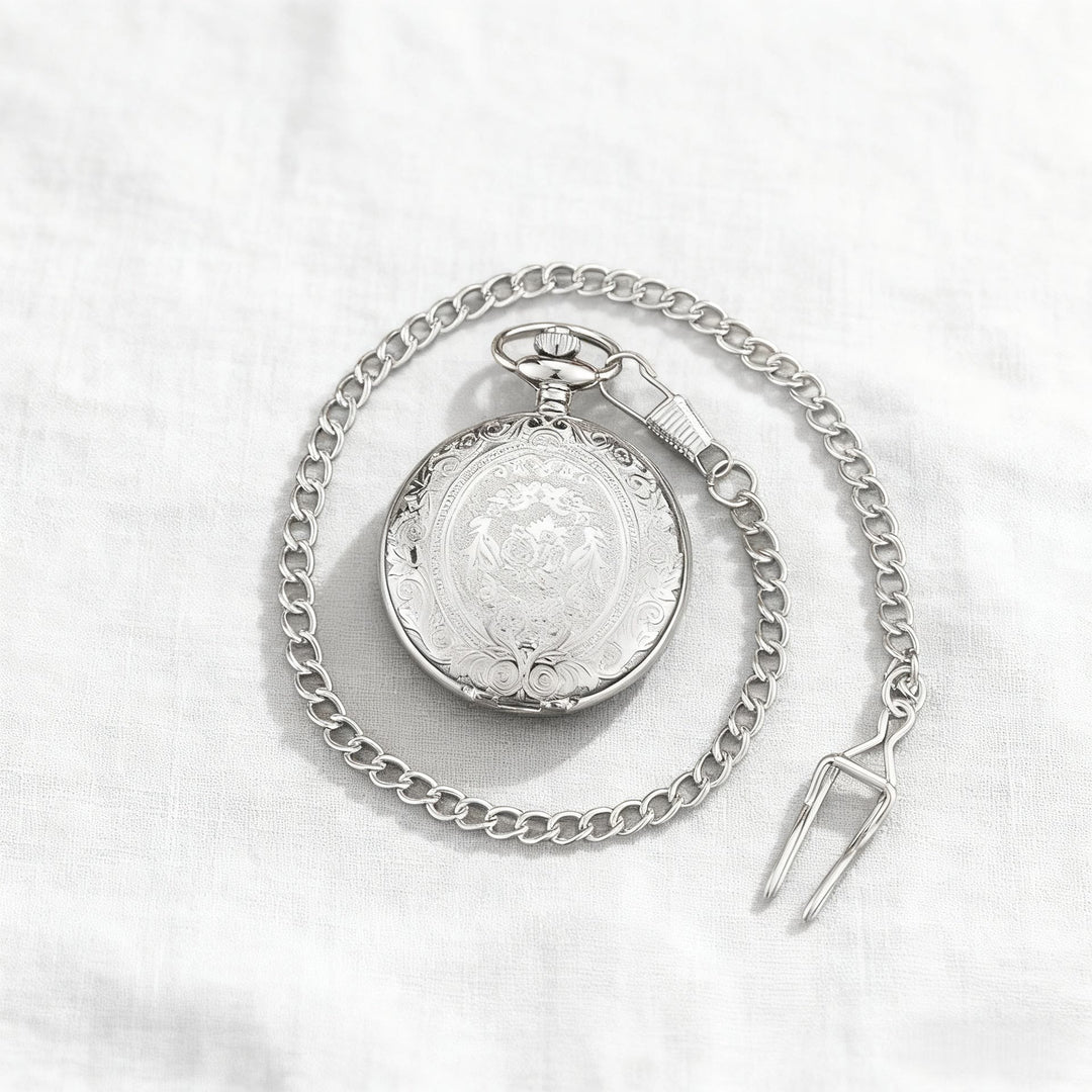 Orologio da tasca vintage inciso, un cimelio senza tempo. - image 8