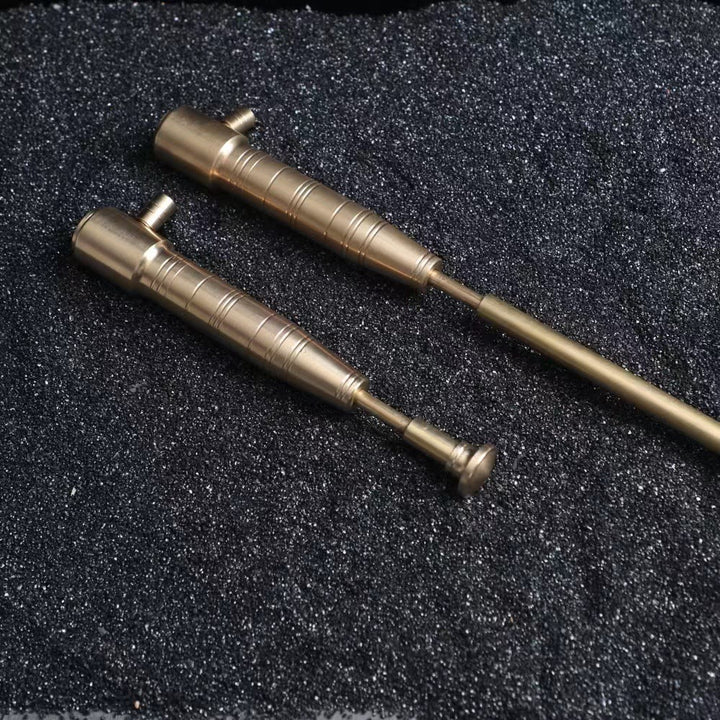 Accendino vintage in ottone ricaricabile con manico lungo - image 13