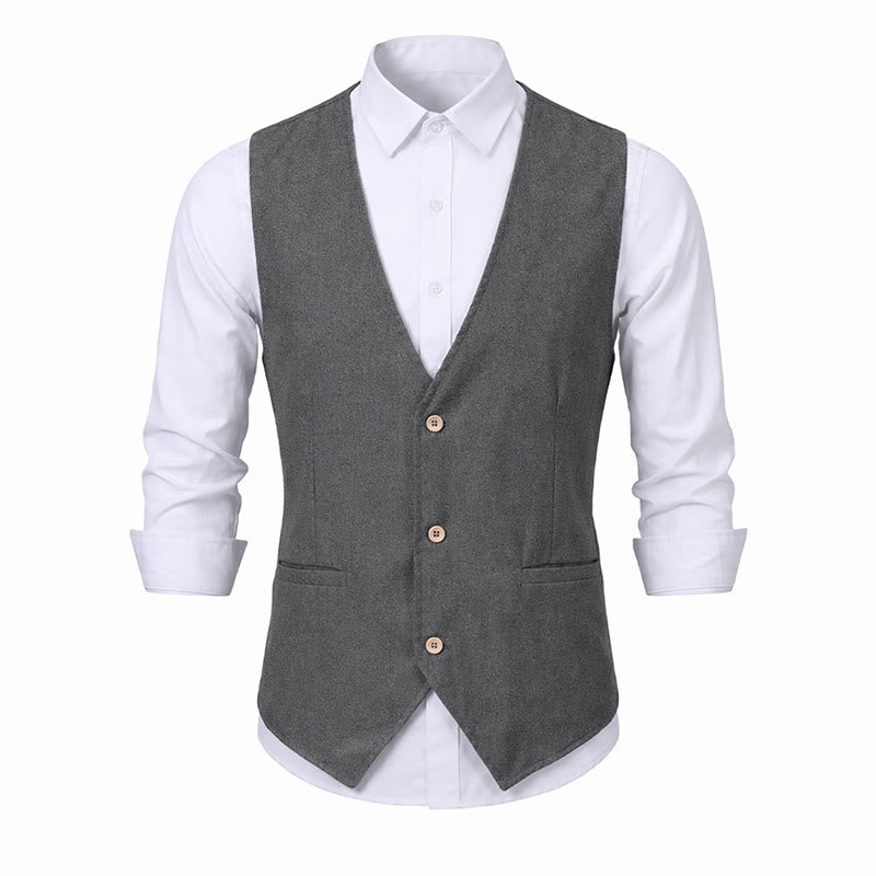 Gilet estivo casual in lino traspirante per tutti i giorni. - image 16