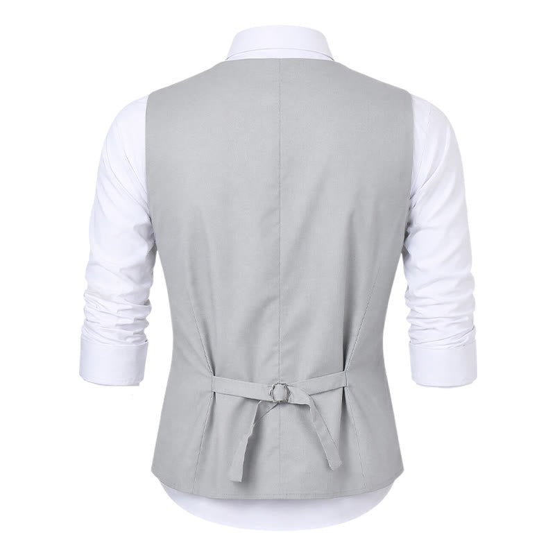 Gilet estivo casual in lino traspirante per tutti i giorni. - image 15