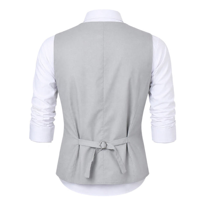 Gilet estivo casual in lino traspirante per tutti i giorni. - image 15