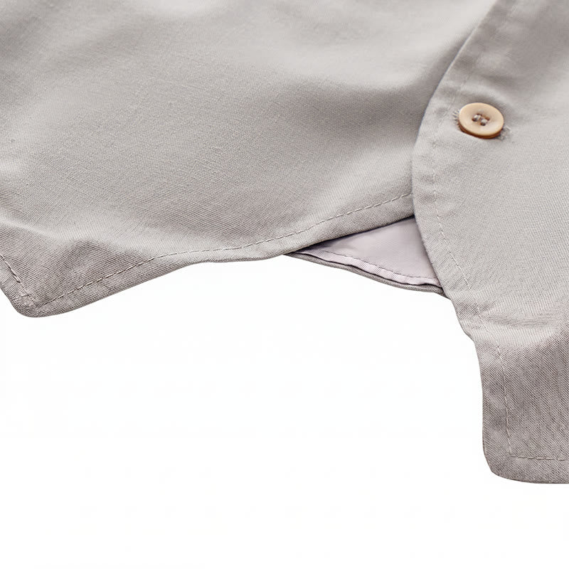 Gilet estivo casual in lino traspirante per tutti i giorni. - image 13