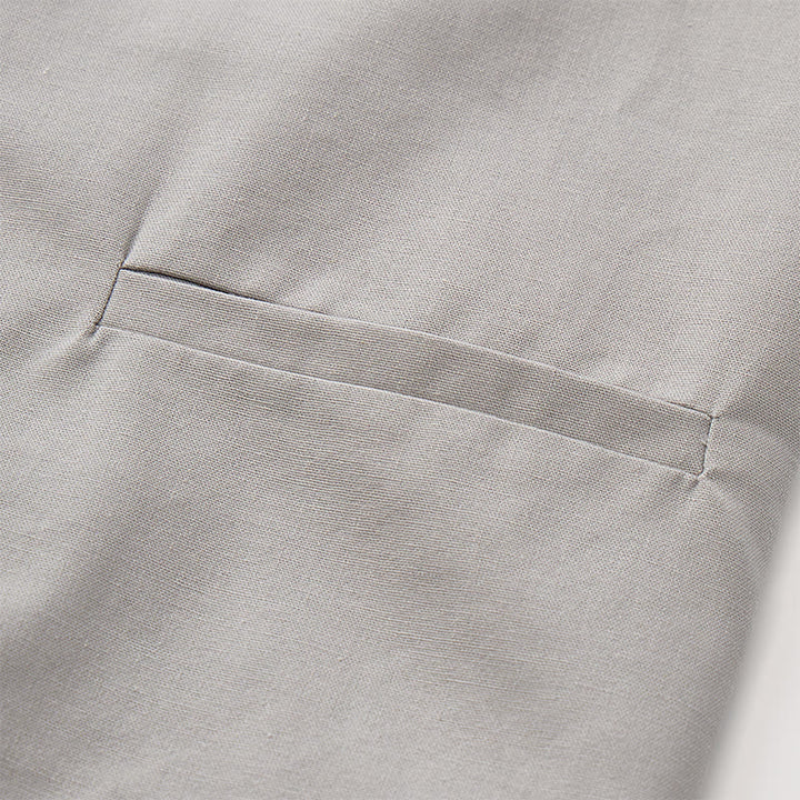 Gilet estivo casual in lino traspirante per tutti i giorni. - image 10