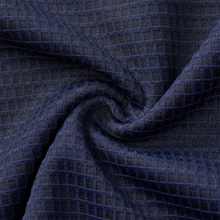Polo da uomo con trama a nido d'ape e cerniera. - image 9
