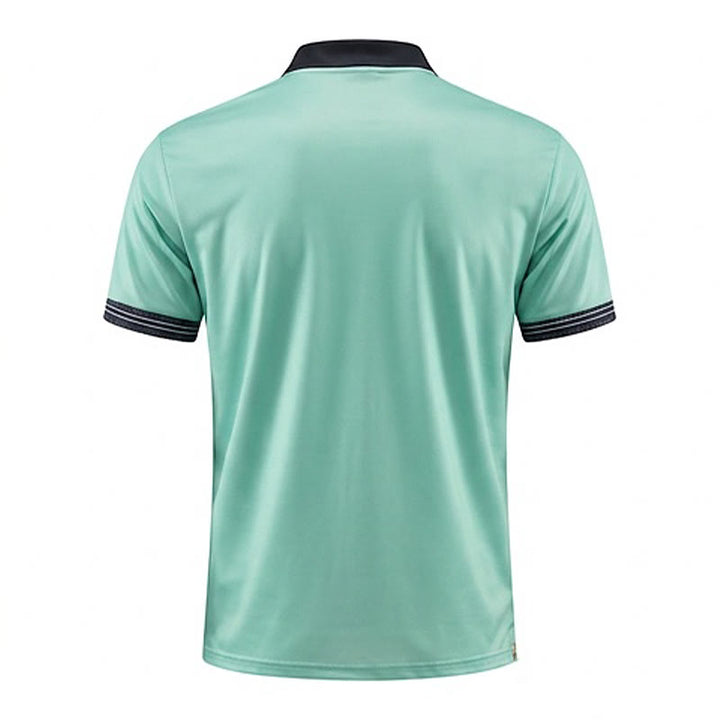 Polo da uomo moderna a righe nere, ideale per l'estate. - image 17