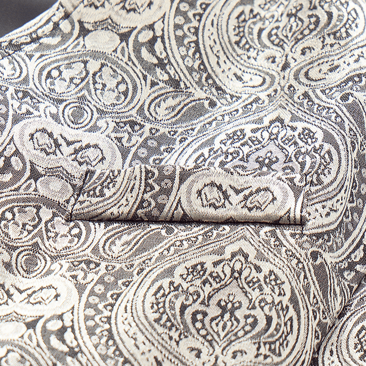 Gilet da uomo vintage gotico con stampa paisley, adatto a tutte le stagioni, per feste ed eventi. - image 10