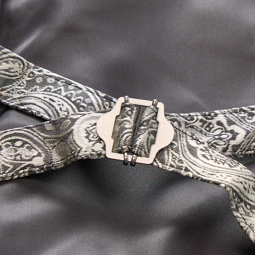 Gilet da uomo vintage gotico con stampa paisley, adatto a tutte le stagioni, per feste ed eventi. - image 11
