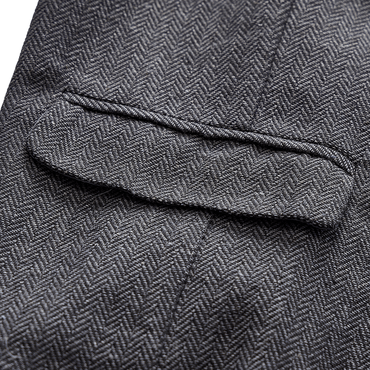 Gilet da uomo a tinta unita, vestibilità slim, adatto a tutte le stagioni. - image 11