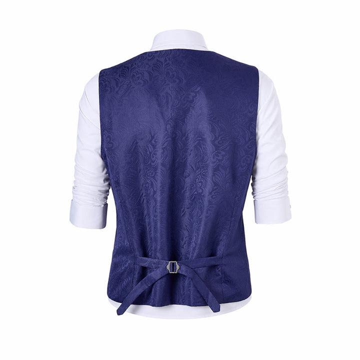 Gilet da uomo in jacquard testurizzato per feste di Halloween. - image 15