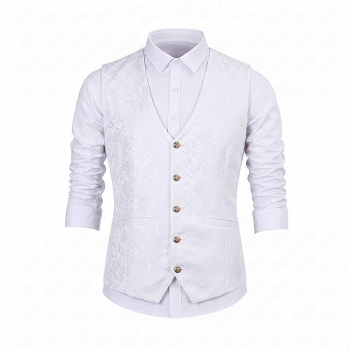 Gilet da uomo in jacquard testurizzato per feste di Halloween. - image 16