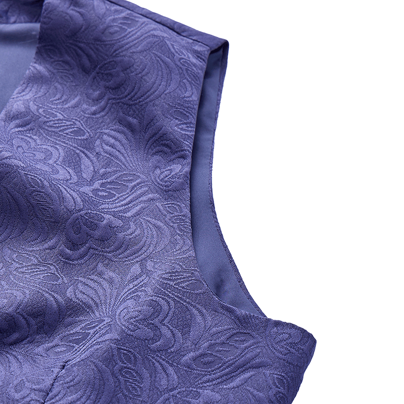 Gilet da uomo in jacquard testurizzato per feste di Halloween. - image 12