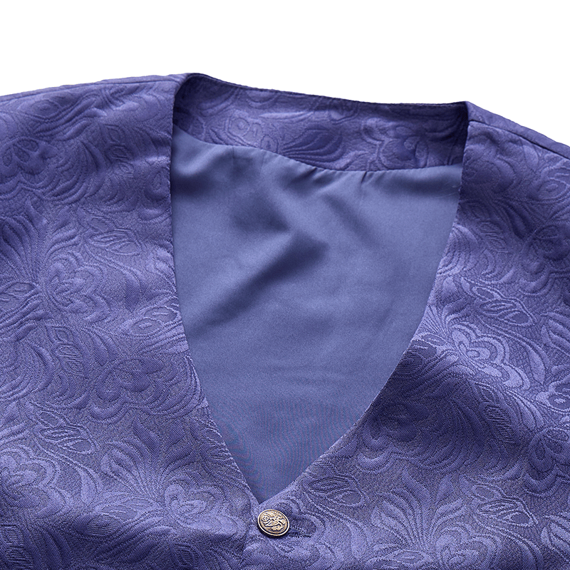 Gilet da uomo in jacquard testurizzato per feste di Halloween. - image 9