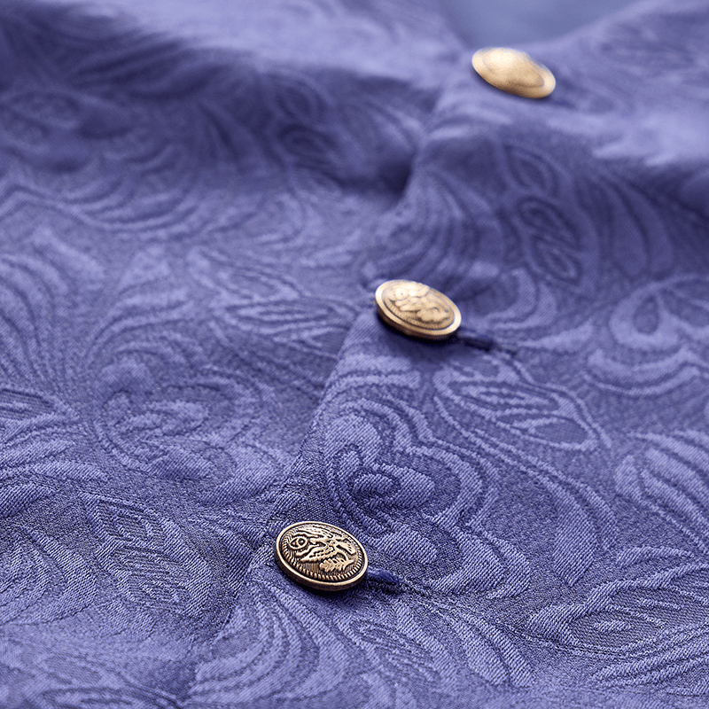 Gilet da uomo in jacquard testurizzato per feste di Halloween. - image 10