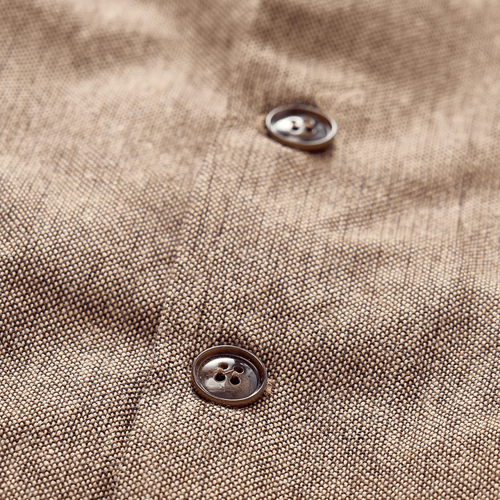 Gilet da uomo casual da completo, stile vintage, con texture, adatto a tutte le stagioni. - image 7