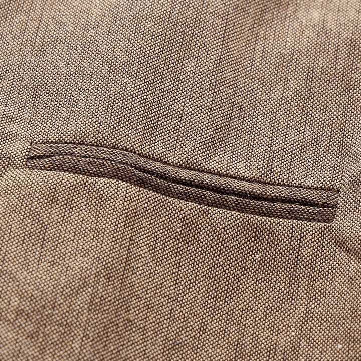 Gilet da uomo casual da completo, stile vintage, con texture, adatto a tutte le stagioni. - image 9