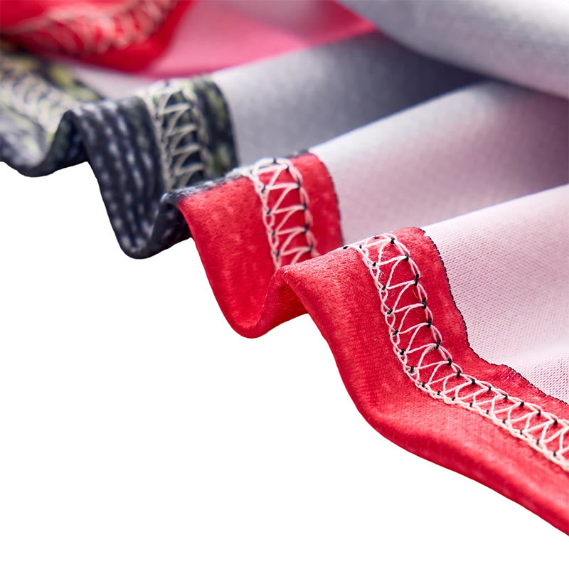 Polo con zip e stampa 3D a contrasto in stile street style - image 7