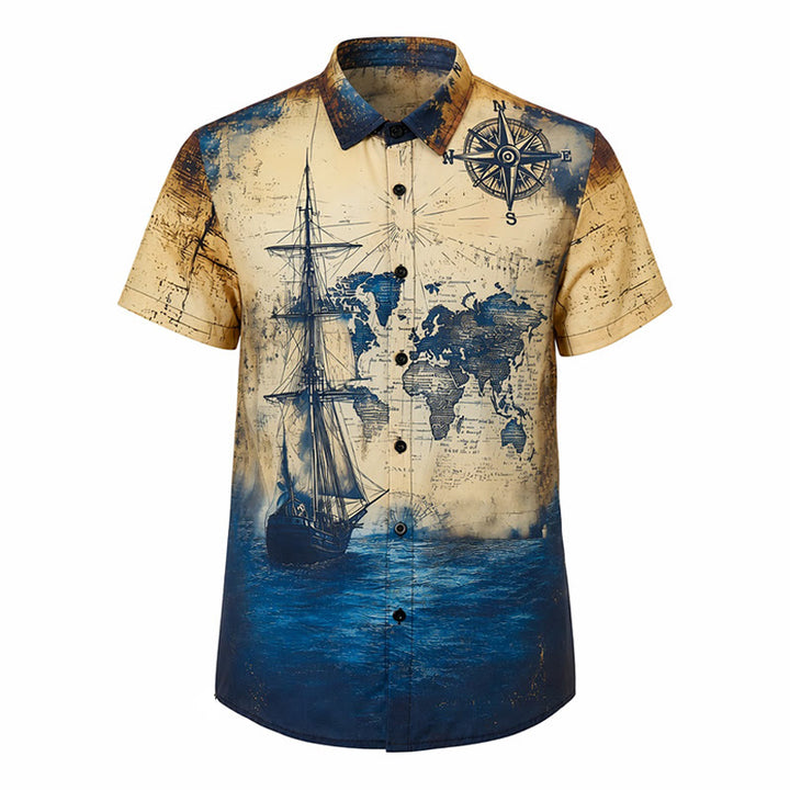 Camicia da uomo leggera e casual con stampa di pappagallo, ideale per l'estate e per tutti i giorni. - image 9