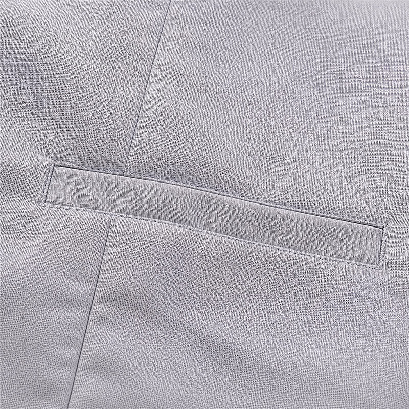 Gilet da cerimonia in lino con scollo a V per testimoni dello sposo, matrimonio in spiaggia - image 9