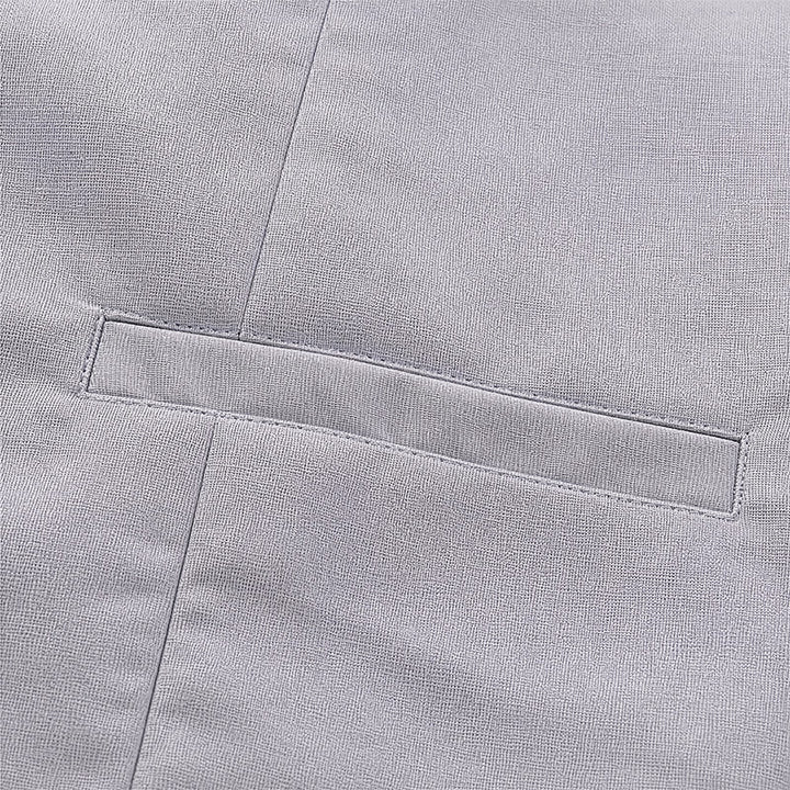 Gilet da cerimonia in lino con scollo a V per testimoni dello sposo, matrimonio in spiaggia - image 9