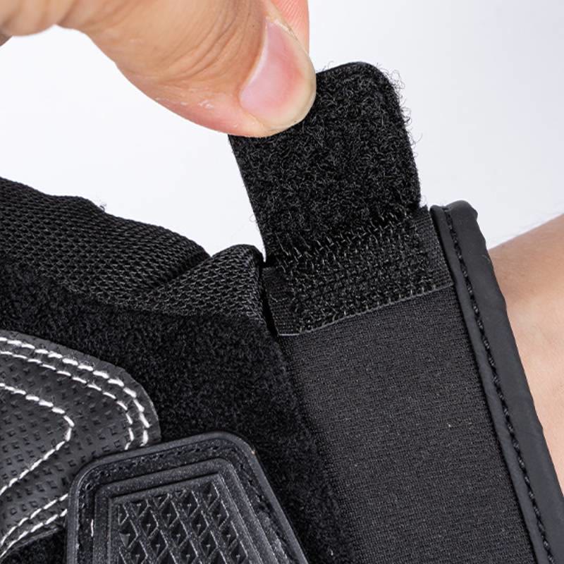 Guanti da moto touchscreen a dita intere con protezione rigida per le nocche. - image 8