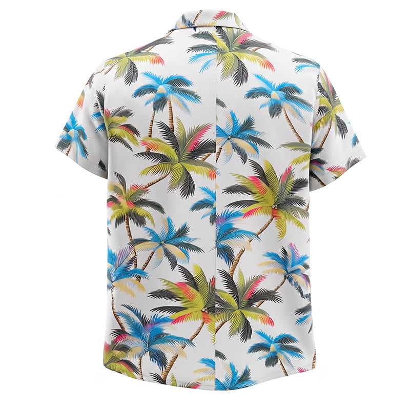 Camicia casual da uomo con stampa di palma da cocco per le vacanze - image 10