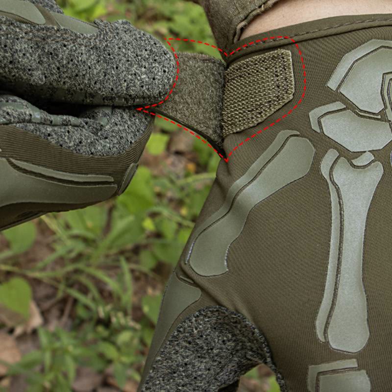 Guanti tattici da moto estivi leggeri ed elasticizzati con scheletro. - image 4