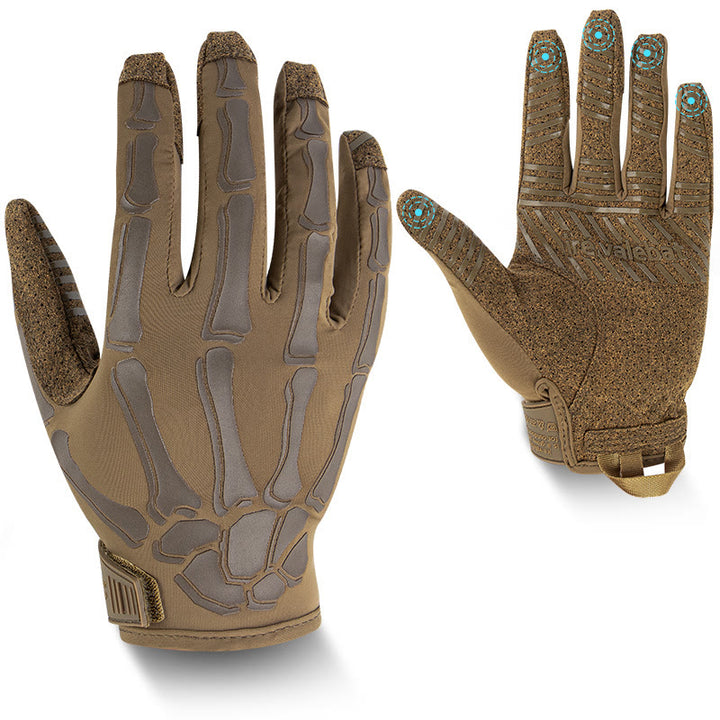 Guanti tattici da moto estivi leggeri ed elasticizzati con scheletro. - Sandy Brown - XL - image 10