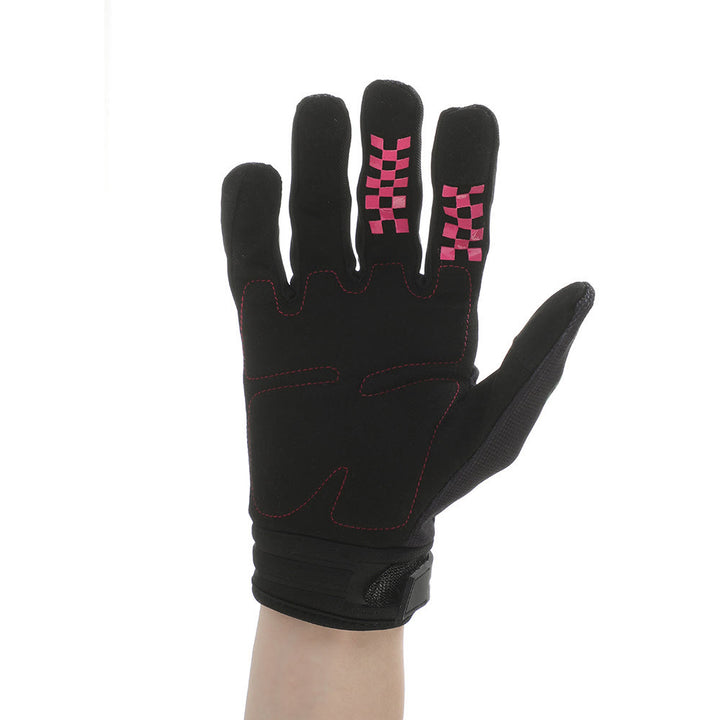 Guanti tattici a dita intere per motociclismo con touchscreen Rose Skeleton - image 2